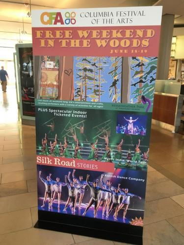 Columbia Festival of the Arts Display Poster